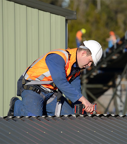 Install and Use Proper Safety Equipment on the Roof